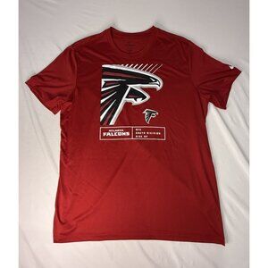 NIKE Men’s Atlanta Falcons NFL Tee Shirt XL Red Black Rise UP